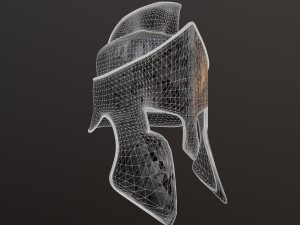 spartan helmet 4k Modello 3D