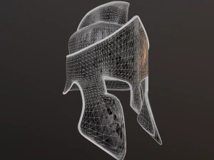 spartan helmet 4k 3D Model