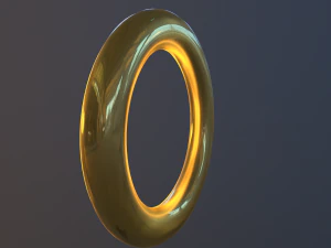 sonic ring 3D Model