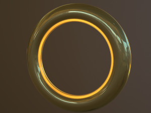 sonic ring Modello 3D