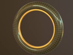 sonic ring Modello 3D