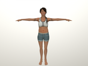 reina character Modelo 3D