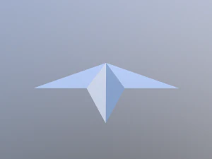 paper plane 3D Model