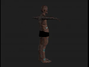 zombie orc 3D Model