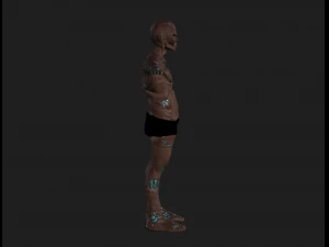 zombie orc 3D Model