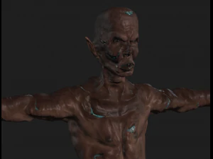 zombie orc 3D Model