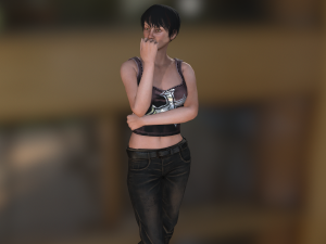 jane - low poly character 3D Model