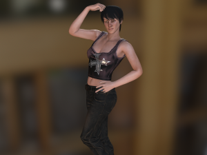 jane - low poly character 3D Model