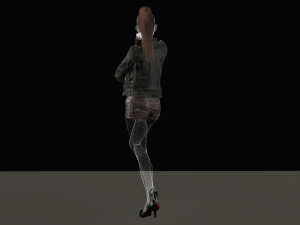 lana - low poly character 3D Model