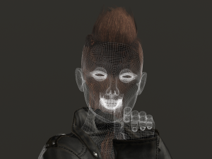 lana - low poly character 3D Model