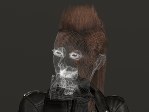 lana - low poly character 3D Model