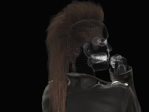 lana - low poly character 3D Model