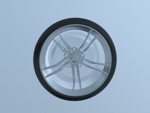 Car wheel tire 3D Модель