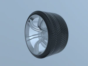 Car wheel tire 3D Model