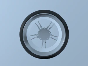 Car wheel tire 3D Model