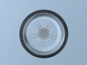 Car wheel tire 3D Model