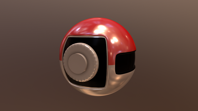 Pokemon ball Modelo 3D .c4d .max .obj .3ds .fbx .stl .blend 