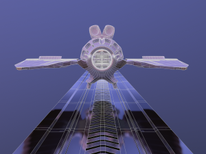 Space ship ultra Model 3D