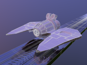 Space ship ultra Model 3D