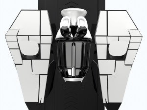 Space ship ultra Model 3D