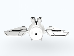 Space ship ultra Model 3D