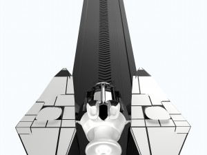 Space ship ultra Model 3D