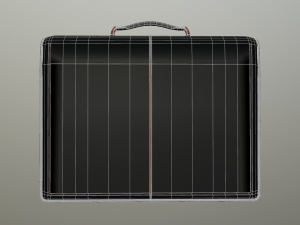 bag black-orange Modelo 3D