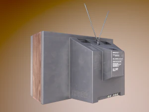 старий телевізор 3D Модель