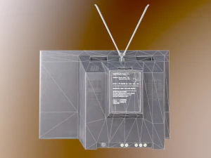 старий телевізор 3D Модель