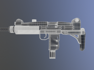 Uzi Q 3D 모델
