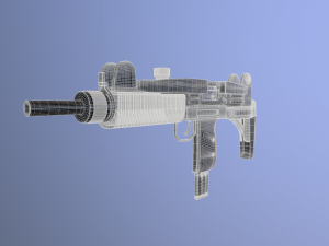 Uzi Q 3D 모델