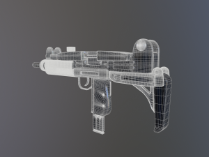 Uzi Q 3D 모델