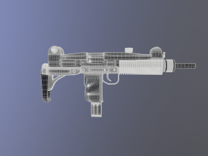 Uzi Q 3D 모델