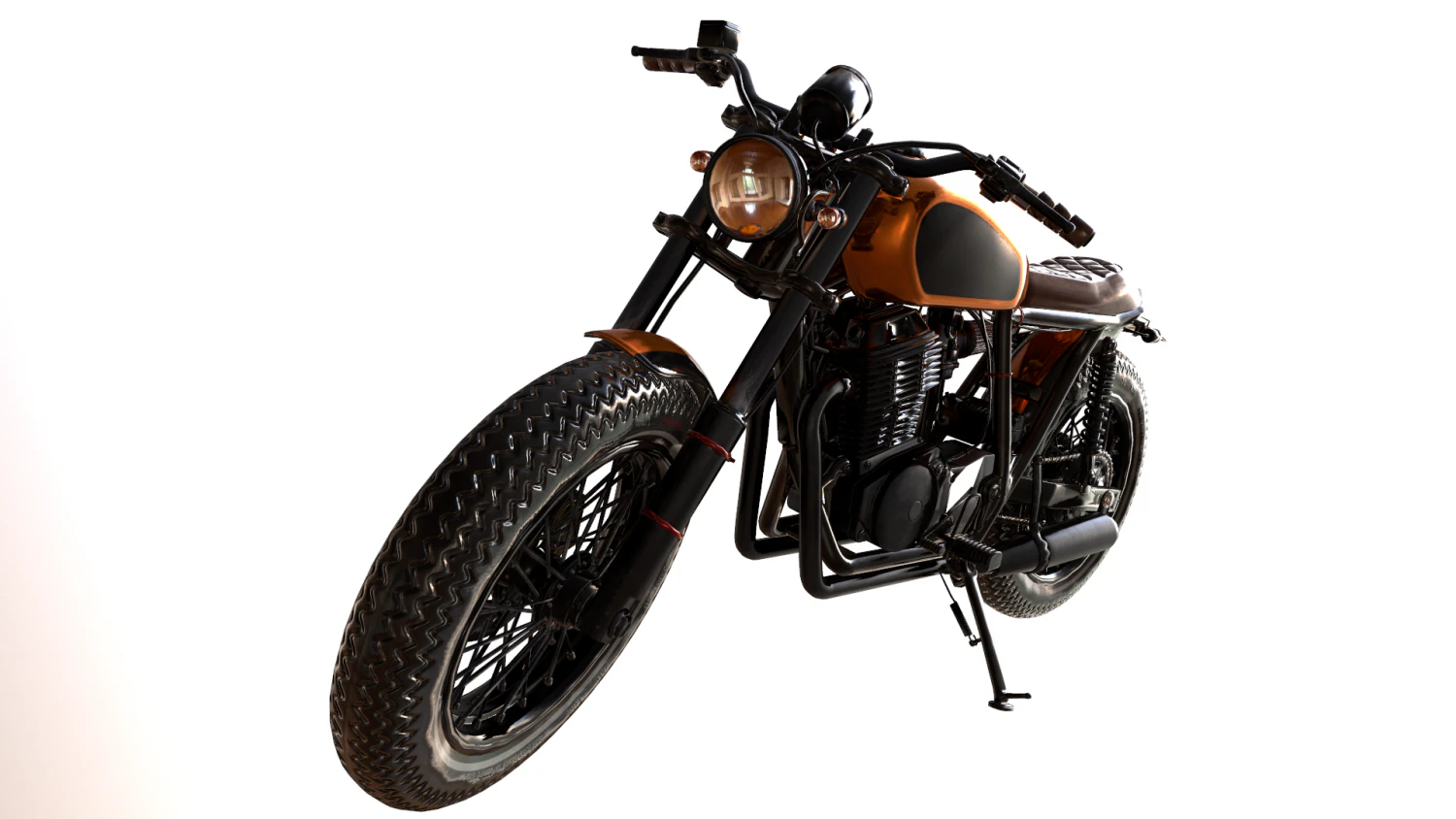 moto x custom motor 3D Model .c4d .max .obj .3ds .fbx .stl .blend 