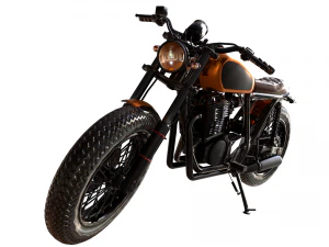 moto x custom motor 3D Model