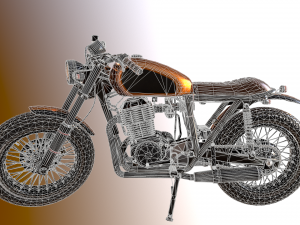 moto x custom motor 3D मॉडल