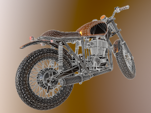 moto x custom motor 3D मॉडल