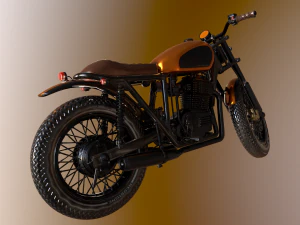 moto x custom motor 3D Model