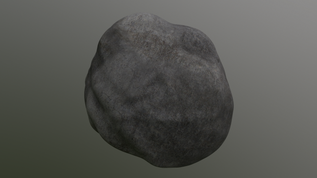 meteoroid 3D Model .c4d .max .obj .3ds .fbx .stl .blend 