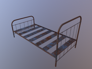bed Modèle 3D