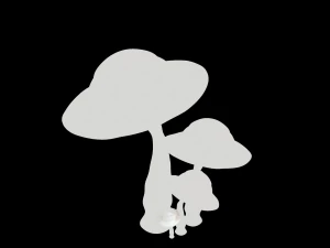 mushrooms 3D Model