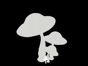 mushrooms 3D Model