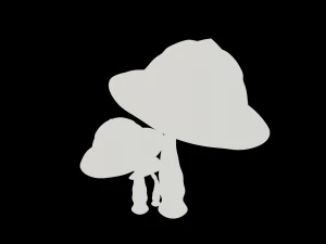 mushrooms 3D Model