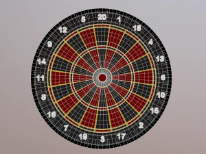 dartboard 3D Model