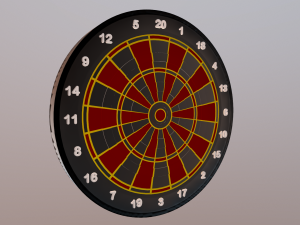 dartboard 3D Model