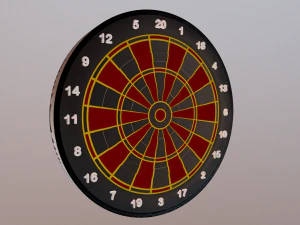dartboard 3D Model