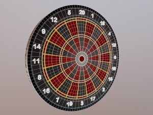 dartboard 3D Model