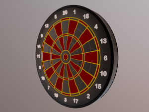 dartboard 3D Model