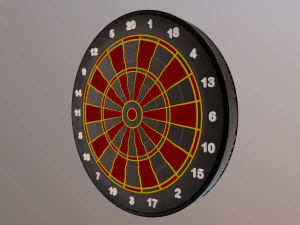 dartboard 3D Model
