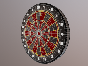 dartboard 3D Model